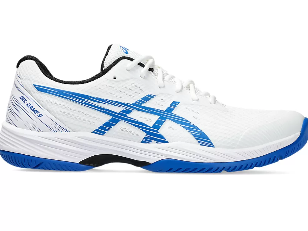 Hot ASICS GEL-GAME 9 White/Tuna Blue