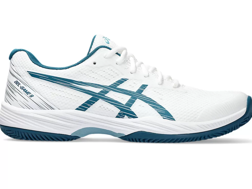 Flash Sale ASICS GEL-GAME 9 CLAY/OC White/Restful Teal