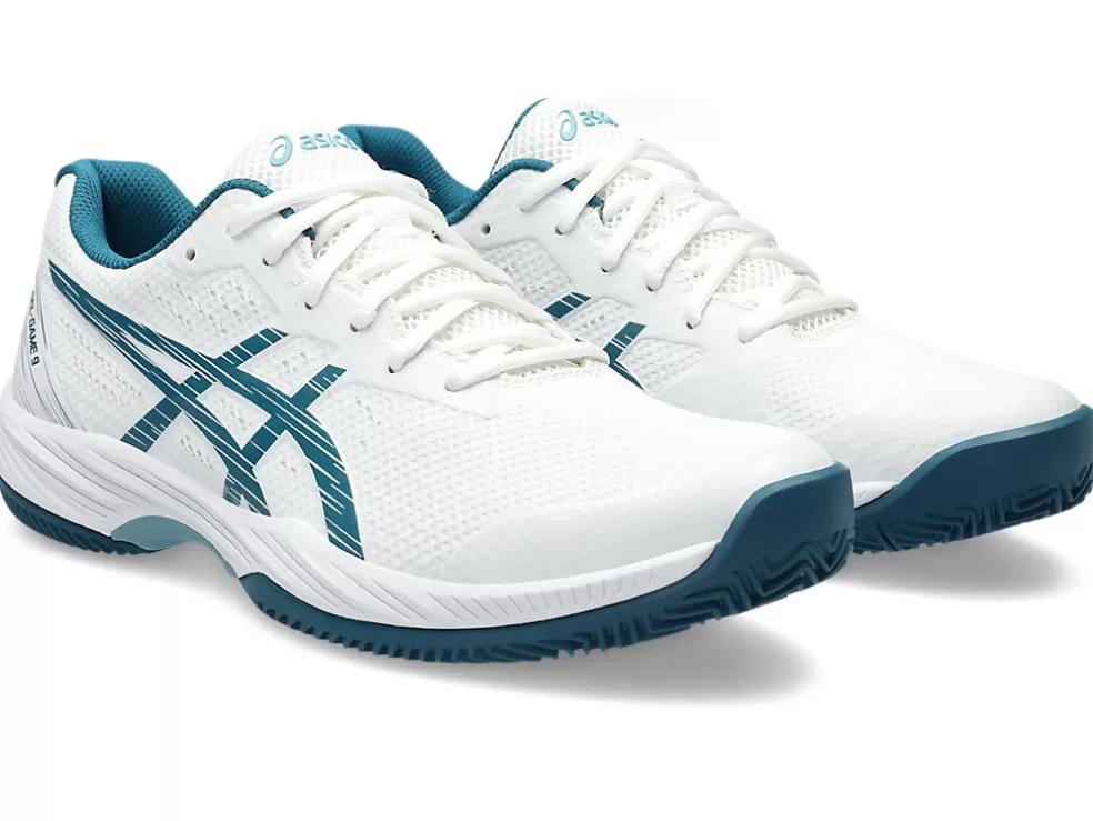 Flash Sale ASICS GEL-GAME 9 CLAY/OC White/Restful Teal