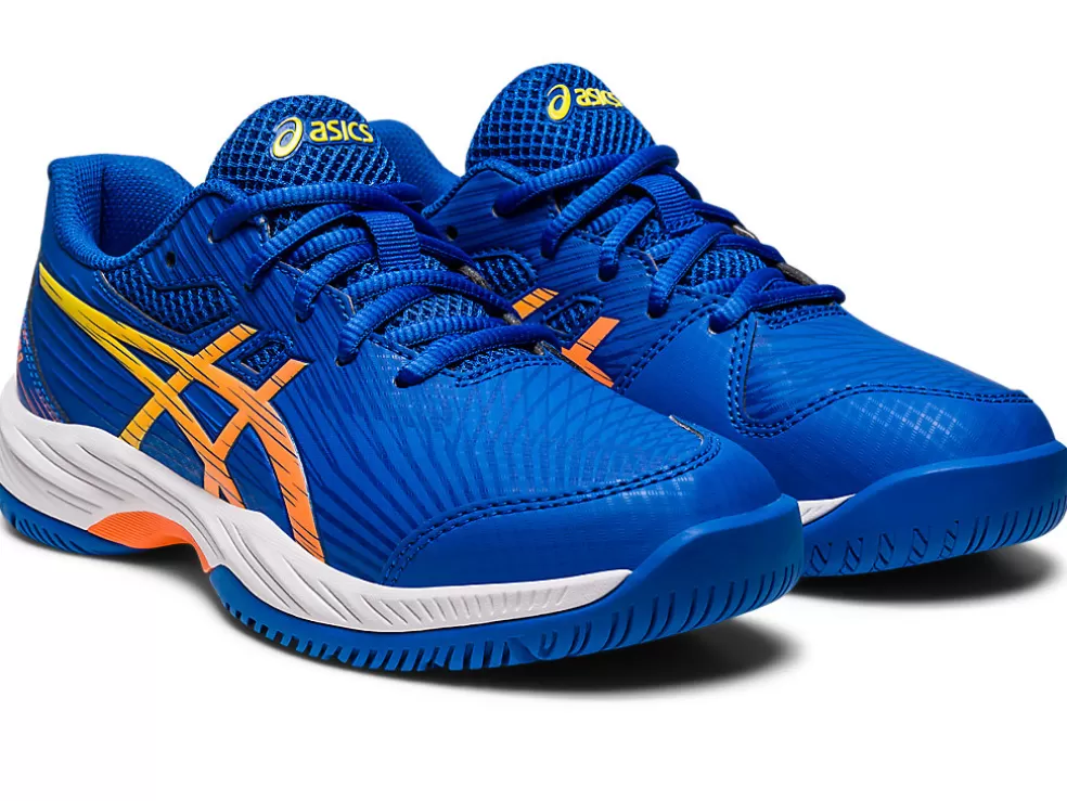 Shop ASICS GEL-GAME 9 GRADE SCHOOL Tuna Blue/Sun Peach