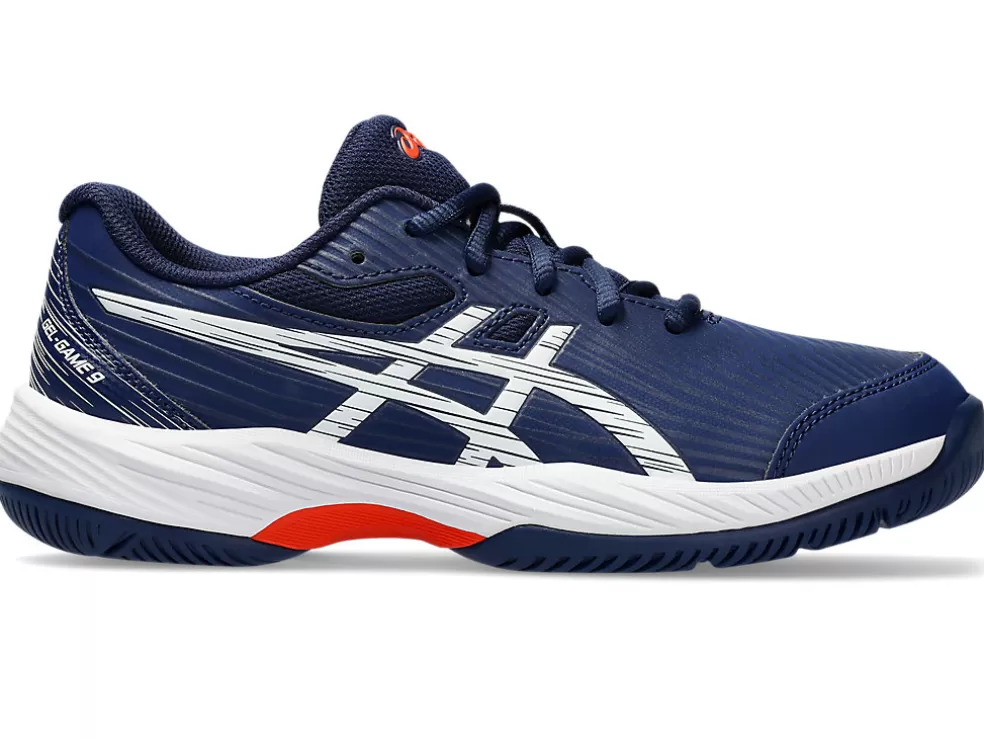 Clearance ASICS GEL-GAME 9 GRADE SCHOOL Blue Expanse/White