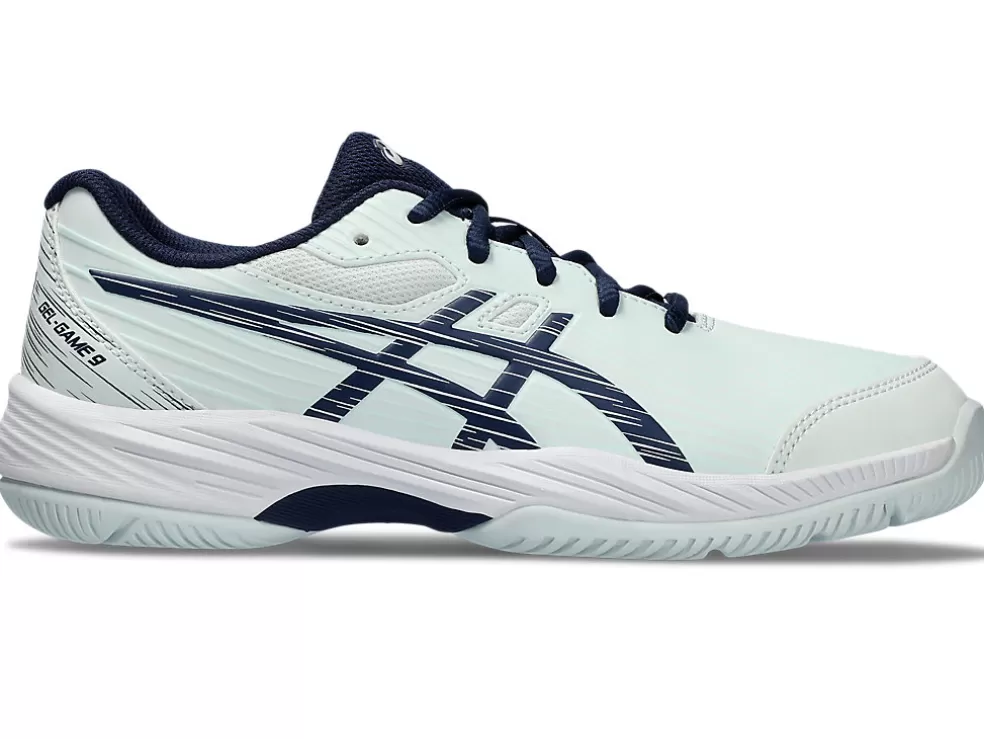 Clearance ASICS GEL-GAME 9 GRADE SCHOOL Pale Mint/Blue Expanse