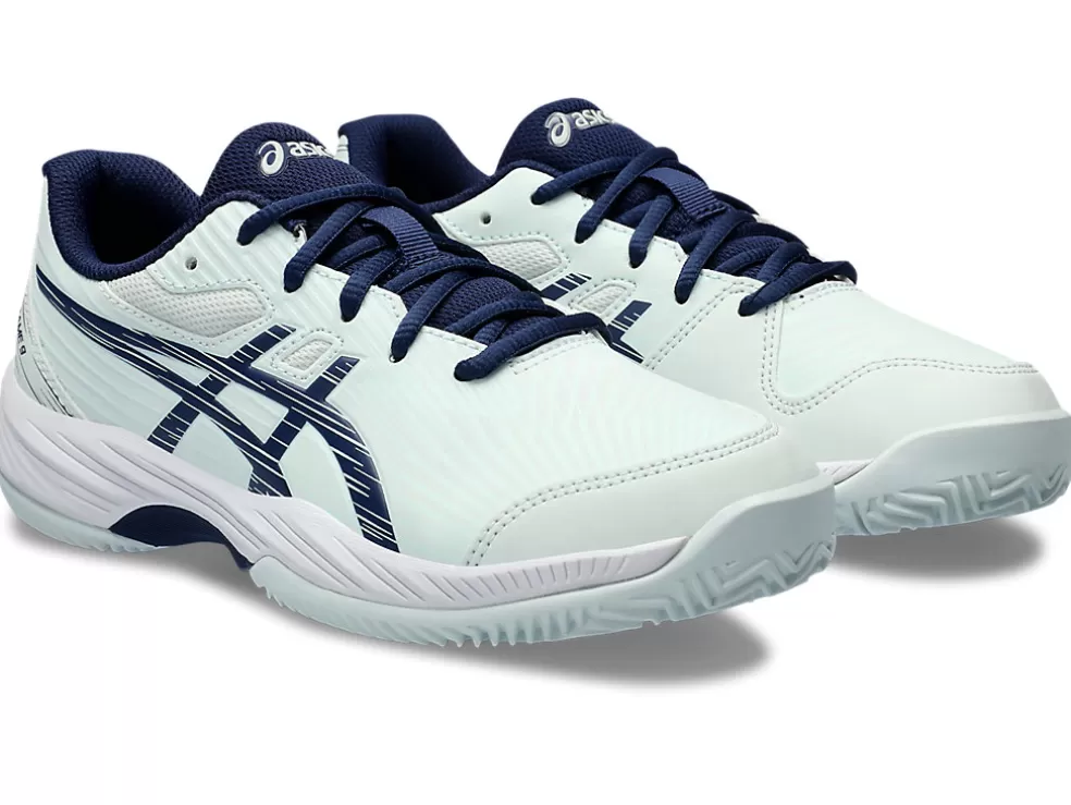 Shop ASICS GEL-GAME 9 GRADE SCHOOL CLAY/OC Pale Mint/Blue Expanse