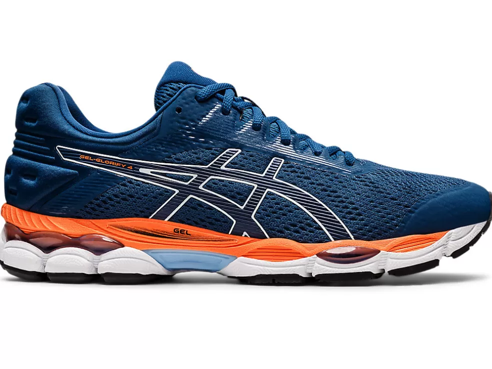 New ASICS GEL-GLORIFY 4 Mako Blue/White