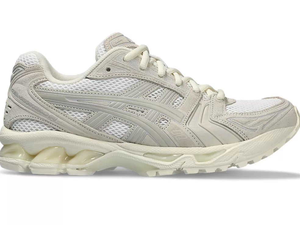 Discount ASICS GEL-KAYANO 14 White/Smoke Grey