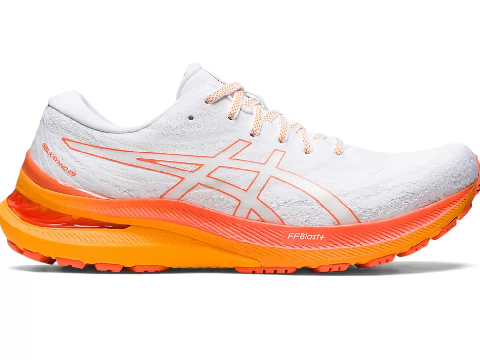 Best ASICS GEL-KAYANO 29 White/Nova Orange