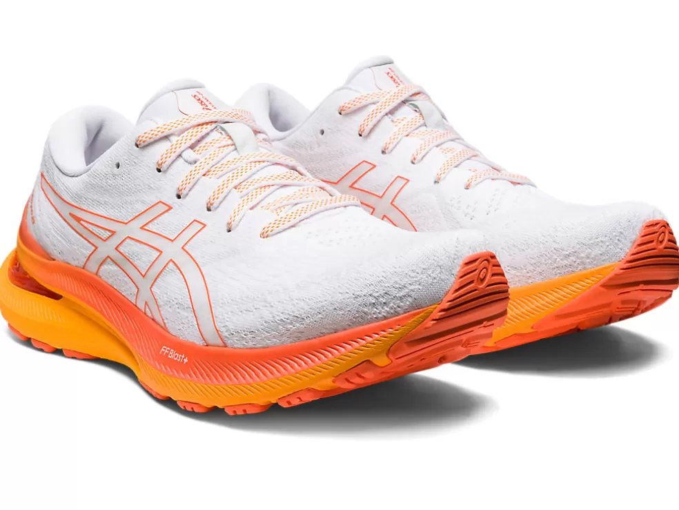 Best ASICS GEL-KAYANO 29 White/Nova Orange