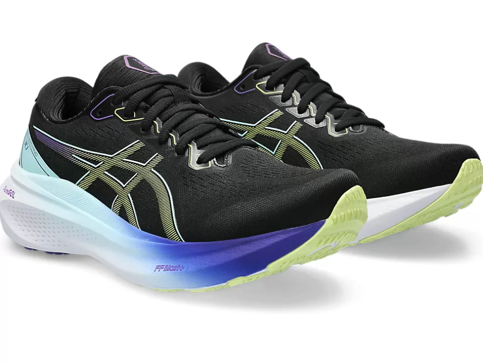 Best ASICS GEL-KAYANO 30 Black/Glow Yellow