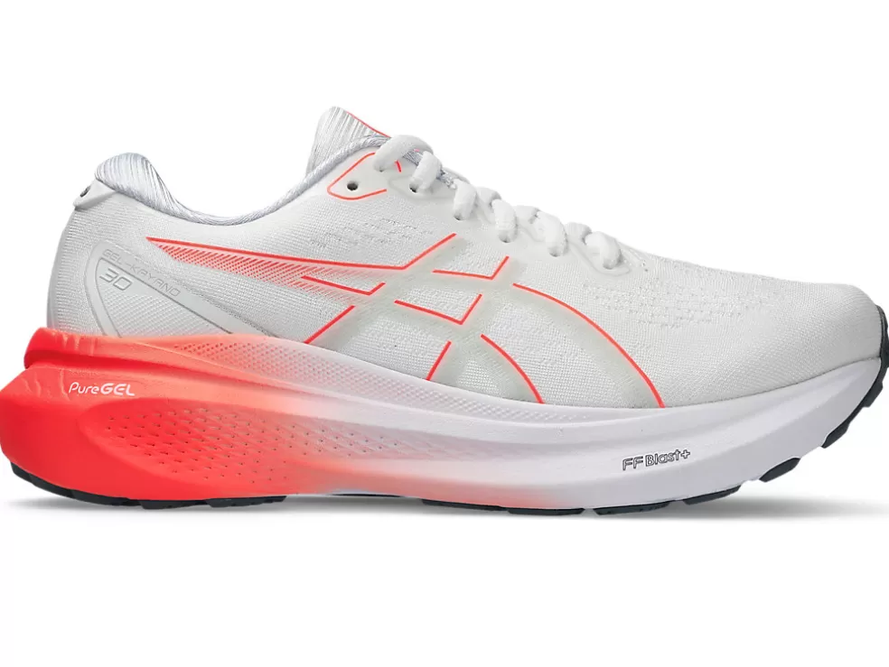 Store ASICS GEL-KAYANO 30 White/Sunrise Red