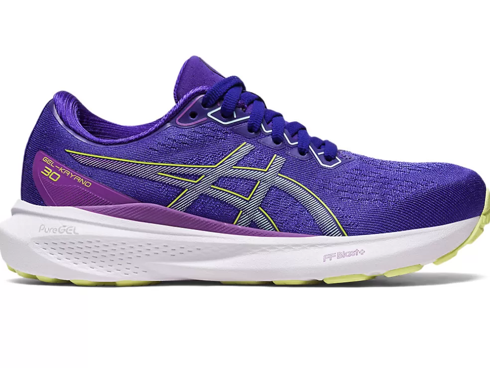 New ASICS GEL-KAYANO 30 GRADE SCHOOL Palace Purple/Glow Yellow