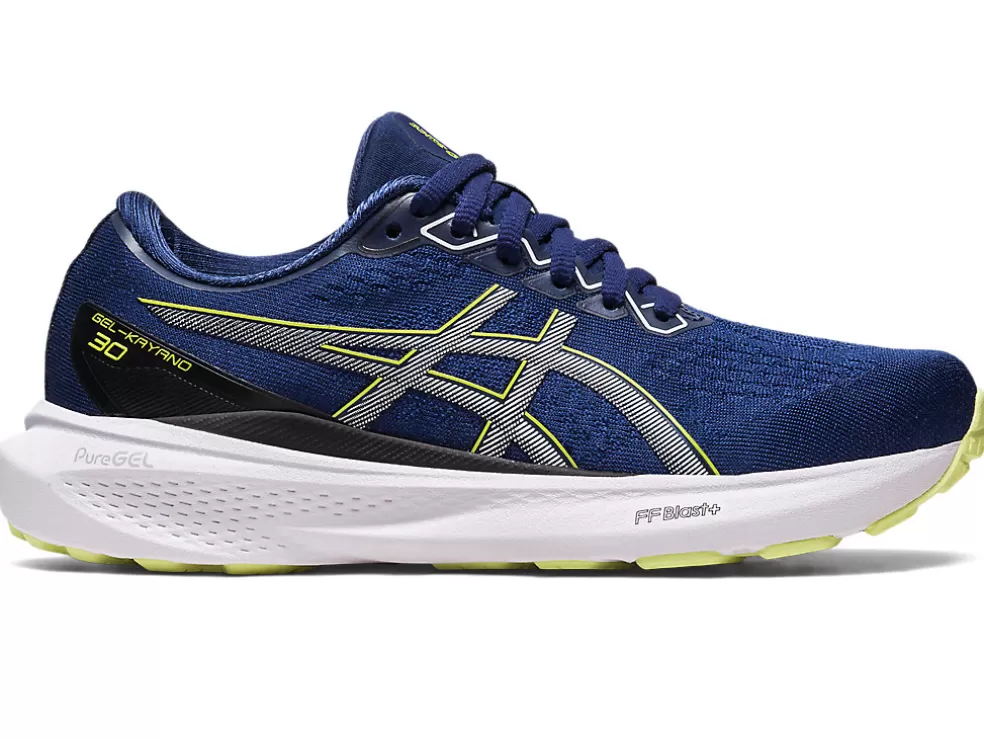 Store ASICS GEL-KAYANO 30 GRADE SCHOOL Deep Ocean/Glow Yellow