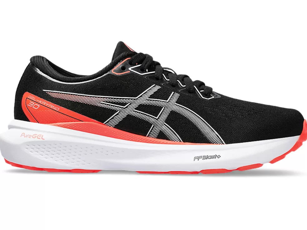 Shop ASICS GEL-KAYANO 30 GRADE SCHOOL Black/Pure Silver