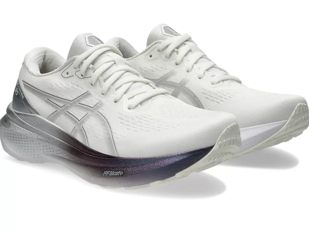 Cheap ASICS GEL-KAYANO 30 PLATINUM Real White/Pure Silver