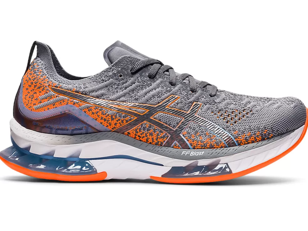 Shop ASICS GEL-KINSEI BLAST Sheet Rock/Shocking Orange