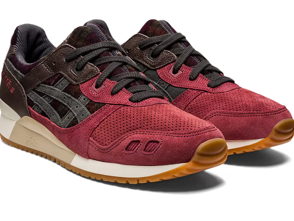 Cheap ASICS GEL-LYTE III OG Brisket Red/Obsidian Grey