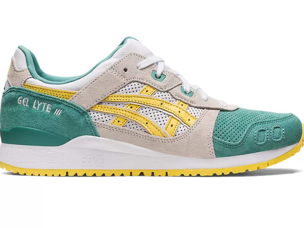 New ASICS GEL-LYTE III OG Sage/Banana Cream