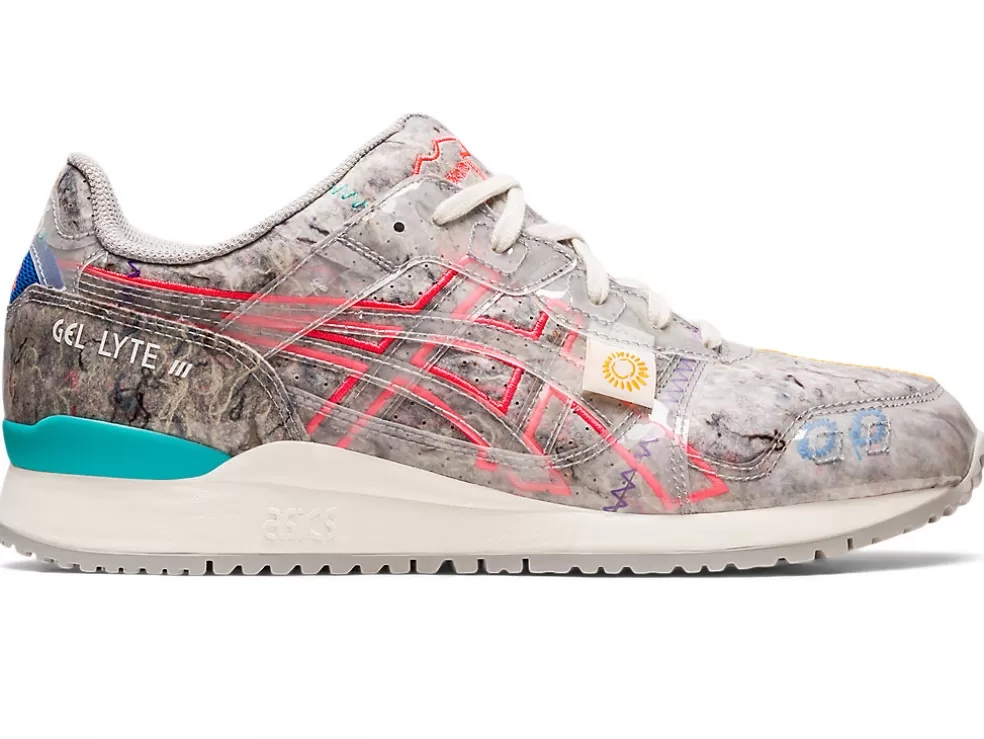 New ASICS GEL-LYTE III OG RECYCLED FELT Oyster Grey/Diva Pink