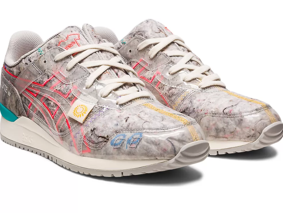 New ASICS GEL-LYTE III OG RECYCLED FELT Oyster Grey/Diva Pink