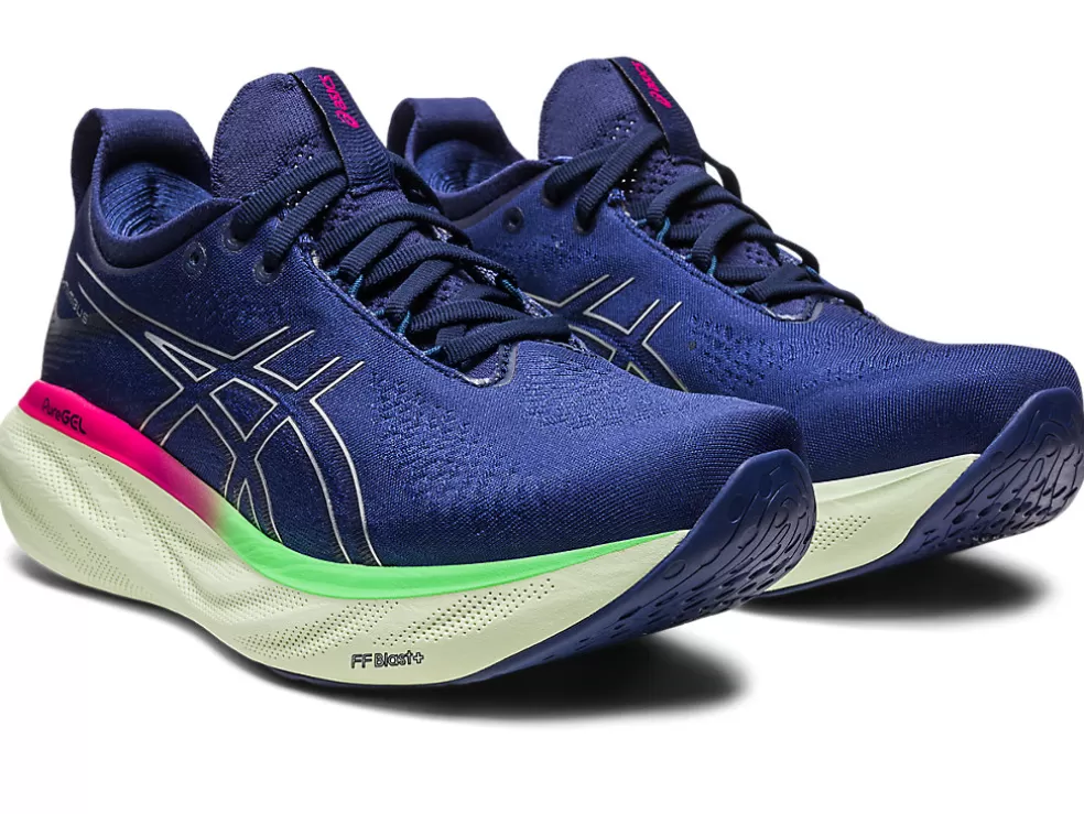 Hot ASICS GEL-NIMBUS 25 Indigo Blue/Pure Silver