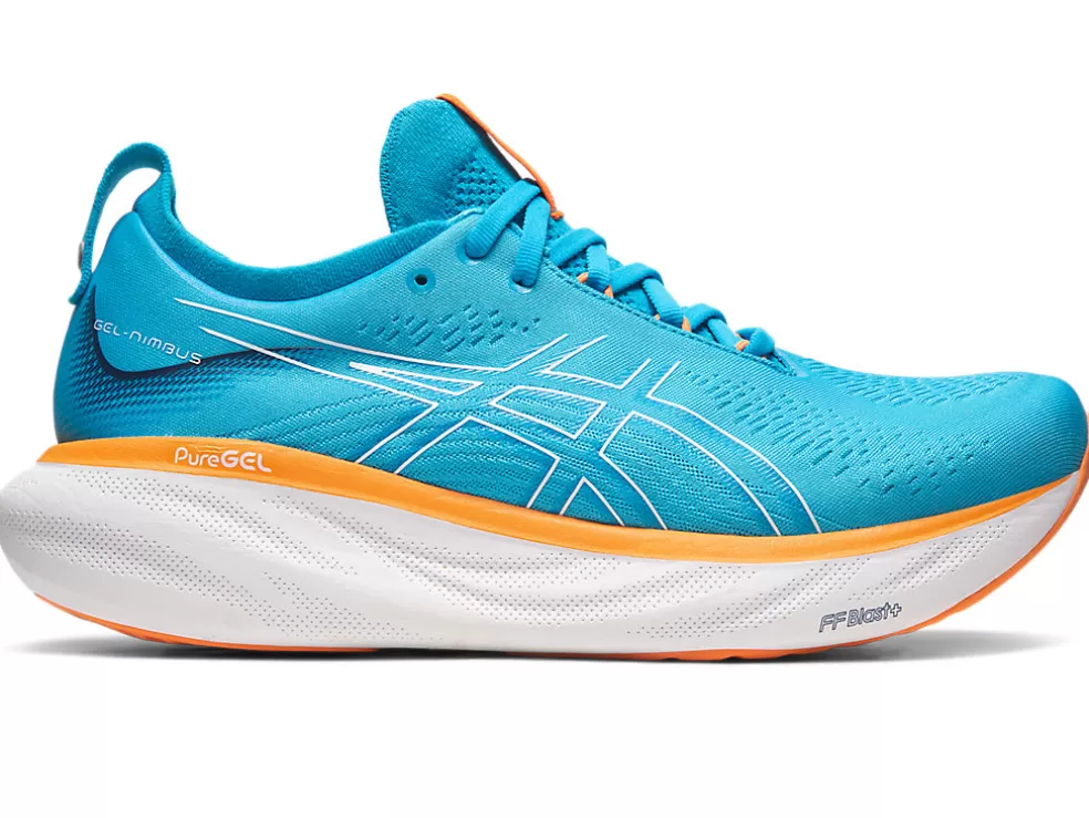 Store ASICS GEL-NIMBUS 25 Island Blue/Sun Peach