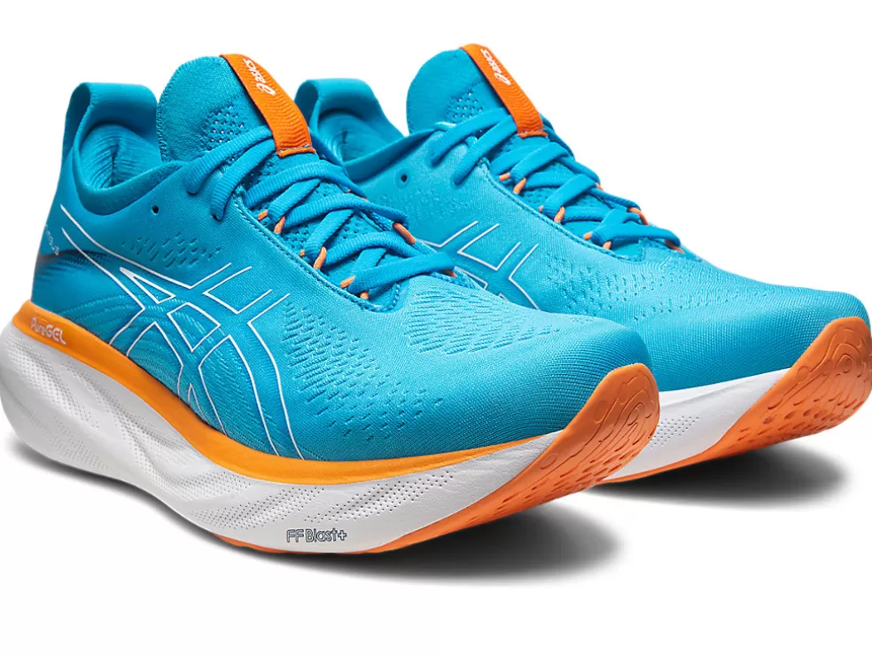 Store ASICS GEL-NIMBUS 25 Island Blue/Sun Peach