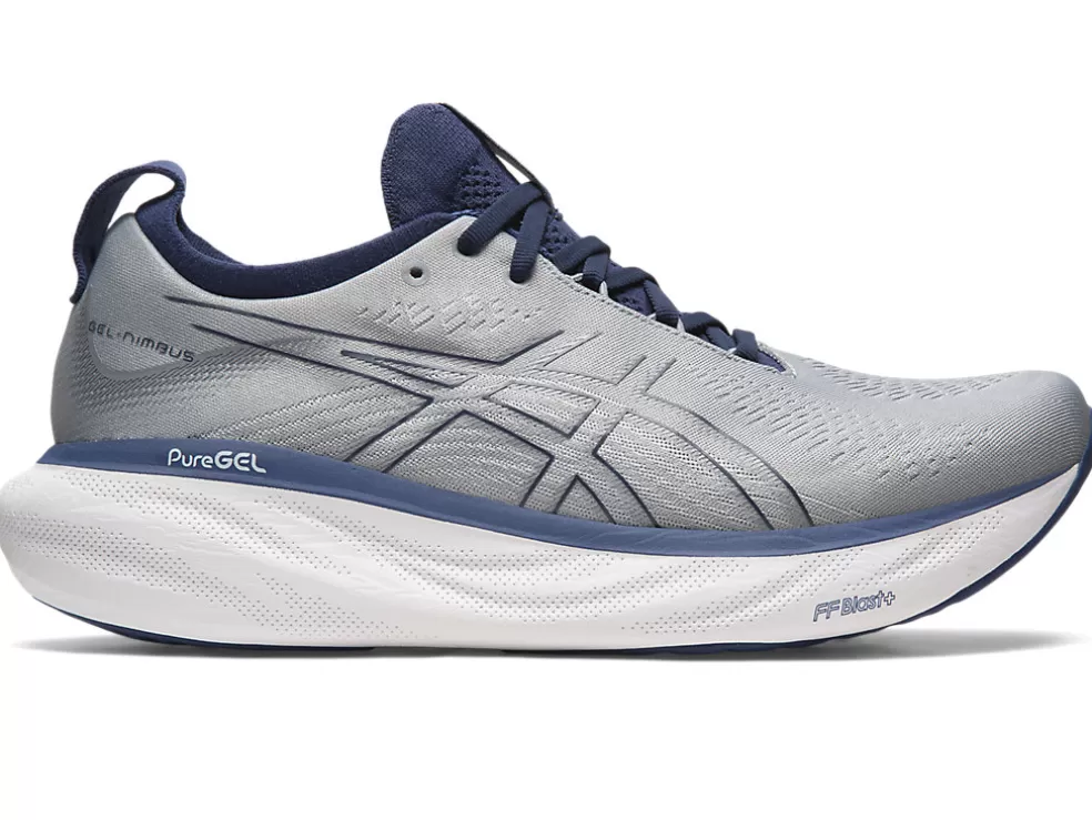 Best Sale ASICS GEL-NIMBUS 25 Sheet Rock/Indigo Blue