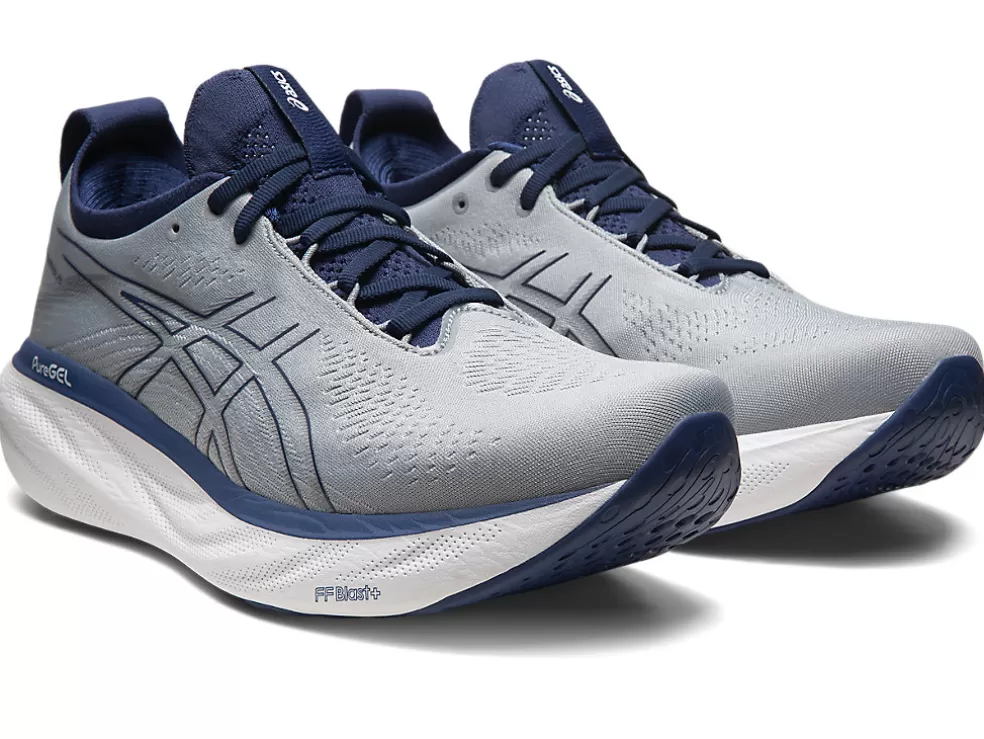 Best Sale ASICS GEL-NIMBUS 25 Sheet Rock/Indigo Blue