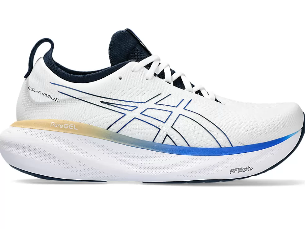 New ASICS GEL-NIMBUS 25 White/Illusion Blue