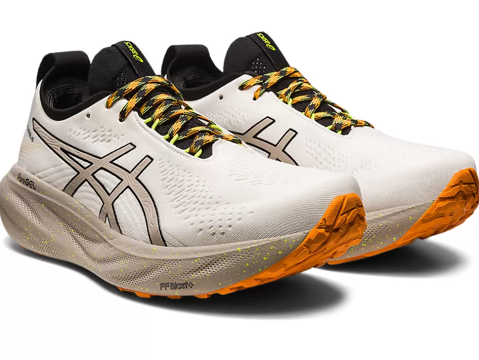 New ASICS GEL-NIMBUS 25 TR Nature Bathing/Neon Lime