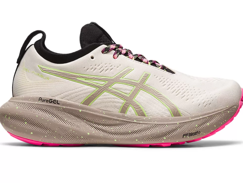 Discount ASICS GEL-NIMBUS 25 TR Nature Bathing/Lime Green