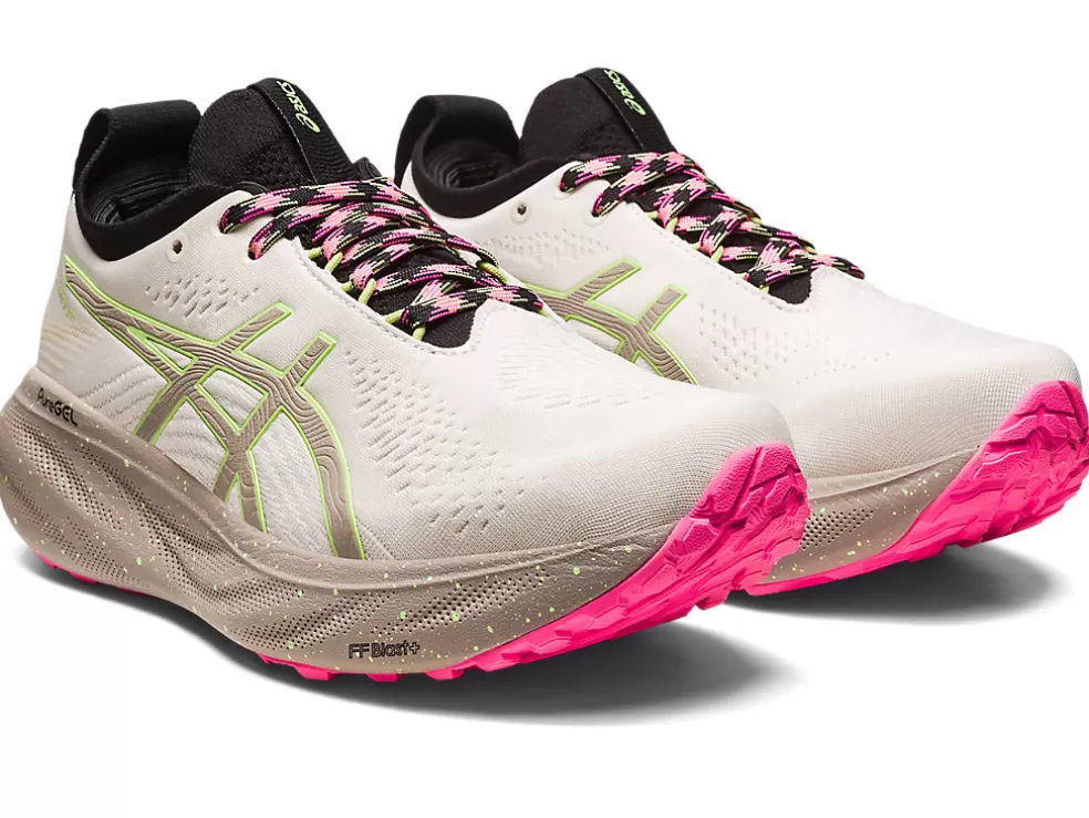 Discount ASICS GEL-NIMBUS 25 TR Nature Bathing/Lime Green