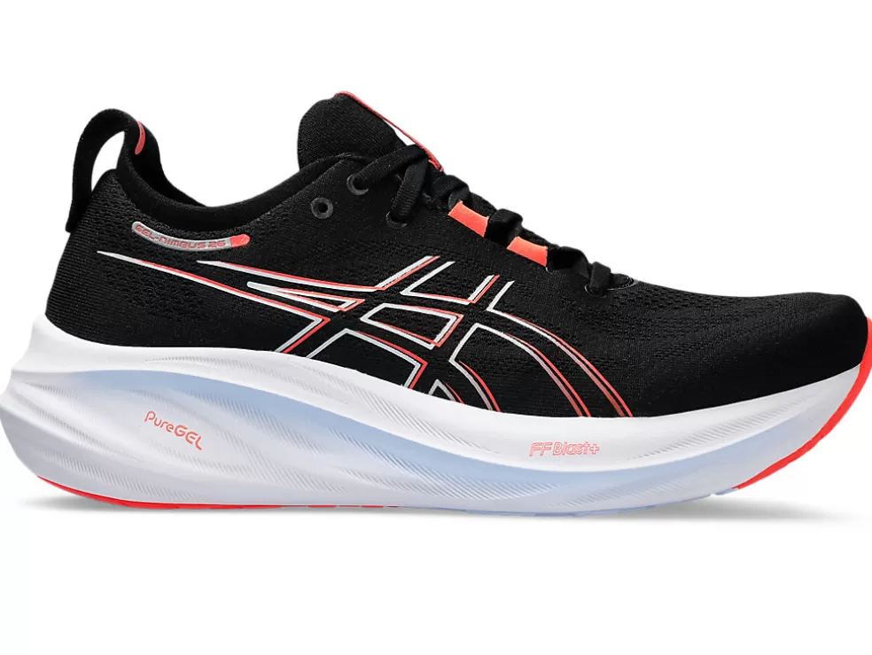 Shop ASICS GEL-NIMBUS 26 Black/True Red