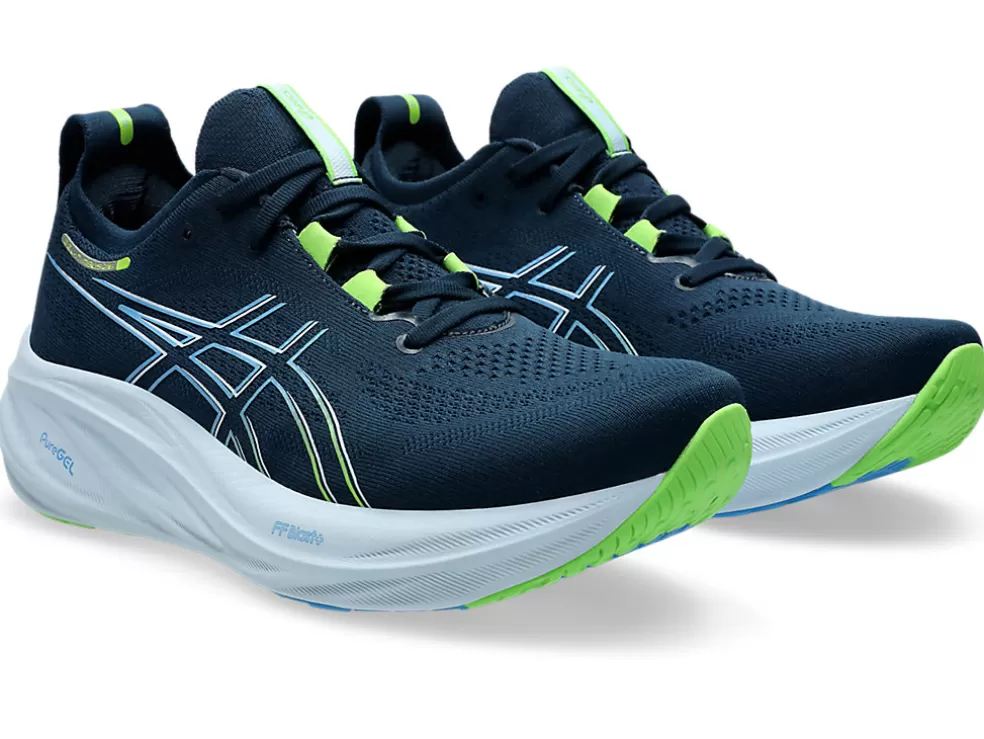 Outlet ASICS GEL-NIMBUS 26 French Blue/Electric Lime