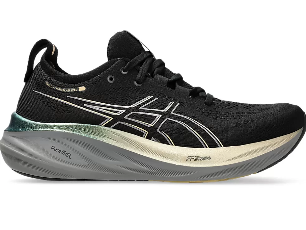 Best Sale ASICS GEL-NIMBUS 26 PLATINUM Black/Champagne