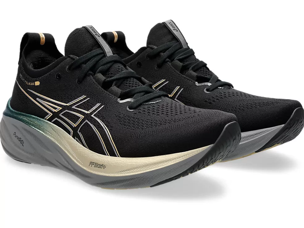 Best Sale ASICS GEL-NIMBUS 26 PLATINUM Black/Champagne