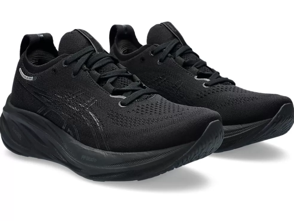 Cheap ASICS GEL-NIMBUS 26 WIDE Black/Black