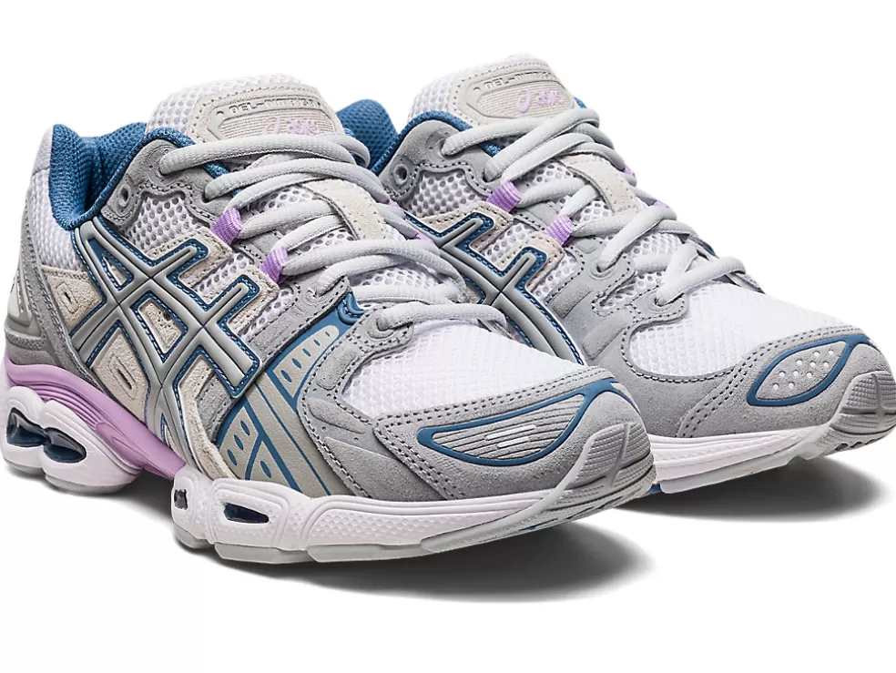 Shop ASICS GEL-NIMBUS 9 White/Mid Grey