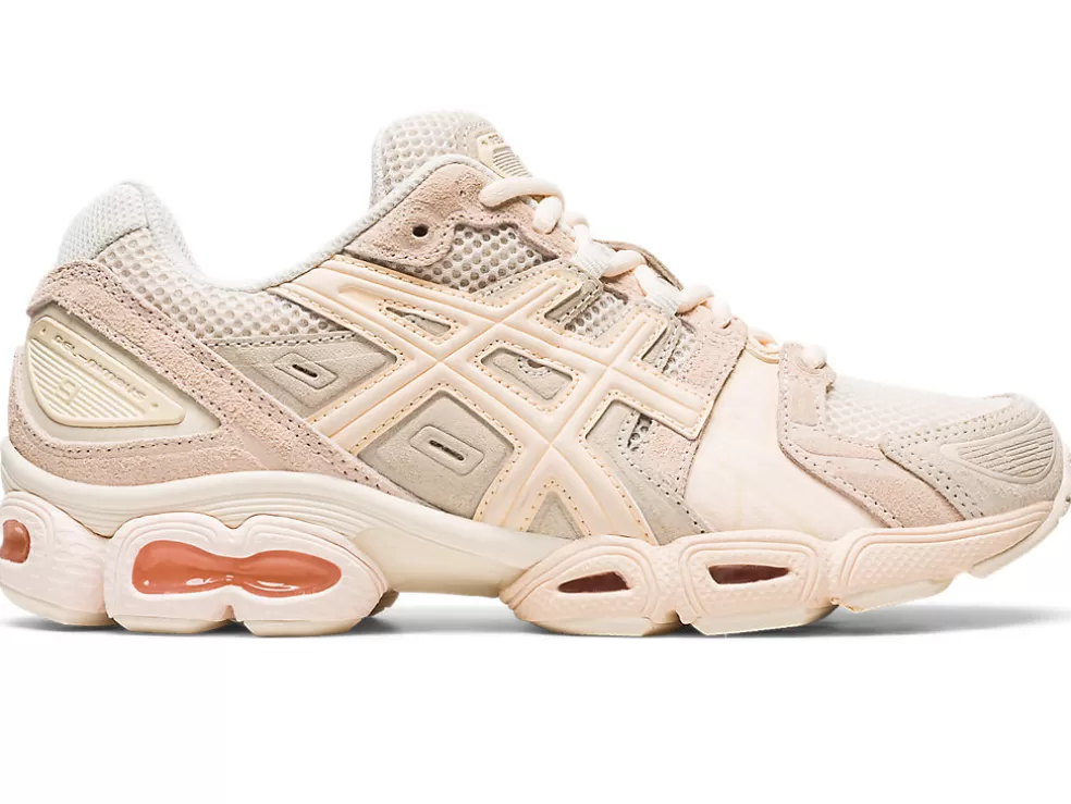 Cheap ASICS GEL-NIMBUS 9 Oatmeal/White Peach