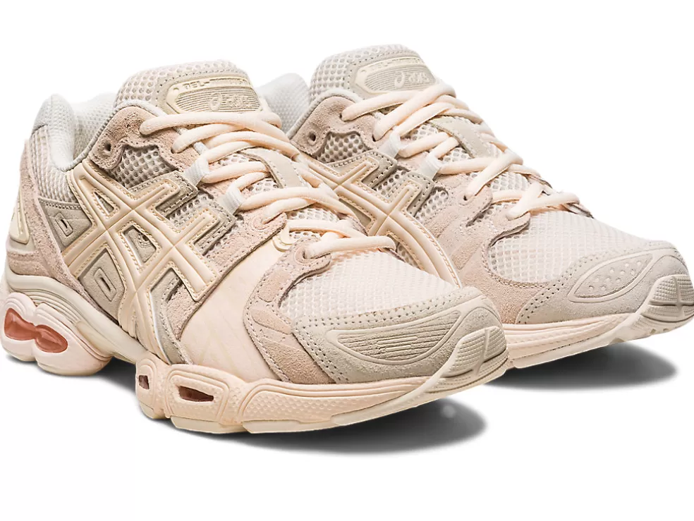 Cheap ASICS GEL-NIMBUS 9 Oatmeal/White Peach