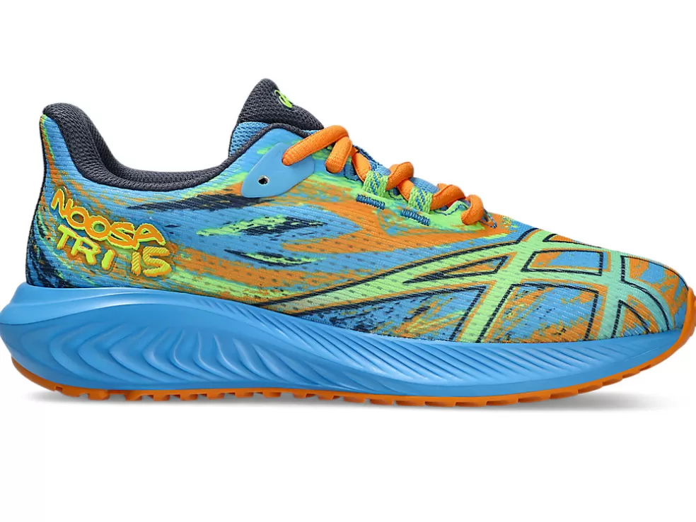 Clearance ASICS GEL-NOOSA TRI 15 GRADE SCHOOL Waterscape/Electric Lime