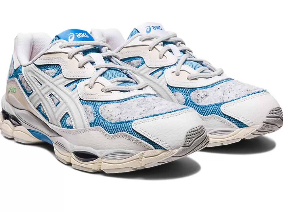 Clearance ASICS GEL-NYC White/Dolphin Blue