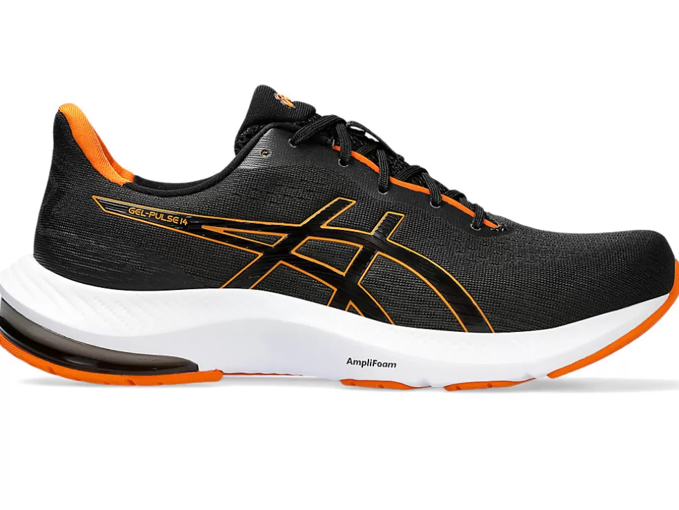 New ASICS GEL-PULSE 14 Graphite Grey/Bright Orange