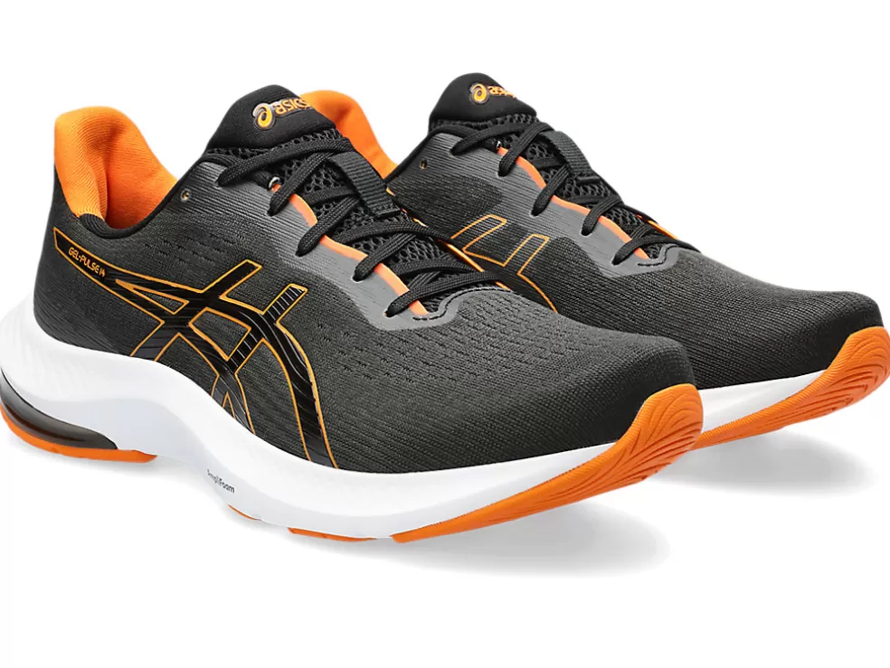 New ASICS GEL-PULSE 14 Graphite Grey/Bright Orange