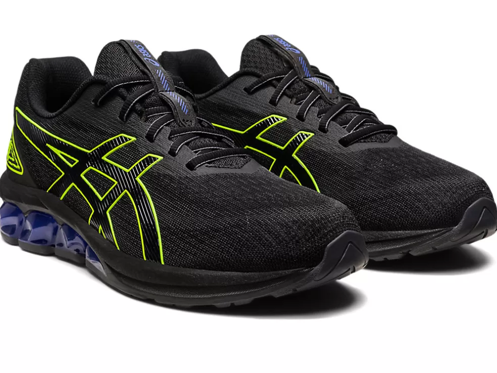 New ASICS GEL-QUANTUM 180 VII Black/Safety Yellow