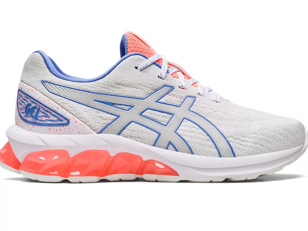 Sale ASICS GEL-QUANTUM 180 VII GRADE SCHOOL White/Sun Coral