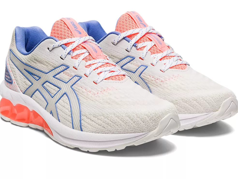 Sale ASICS GEL-QUANTUM 180 VII GRADE SCHOOL White/Sun Coral