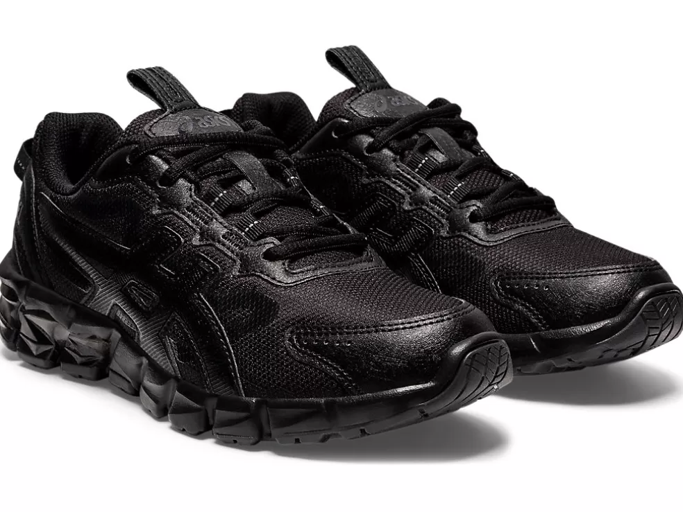 New ASICS GEL-QUANTUM 90 3 GRADE SCHOOL Black/Black