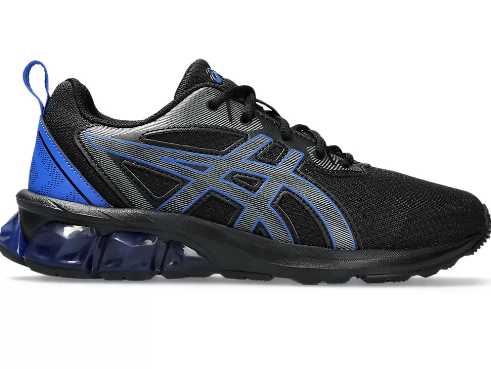 Cheap ASICS GEL-QUANTUM 90 IV GRADE SCHOOL Black/Illusion Blue