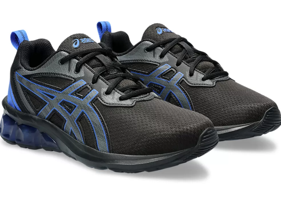 Cheap ASICS GEL-QUANTUM 90 IV GRADE SCHOOL Black/Illusion Blue