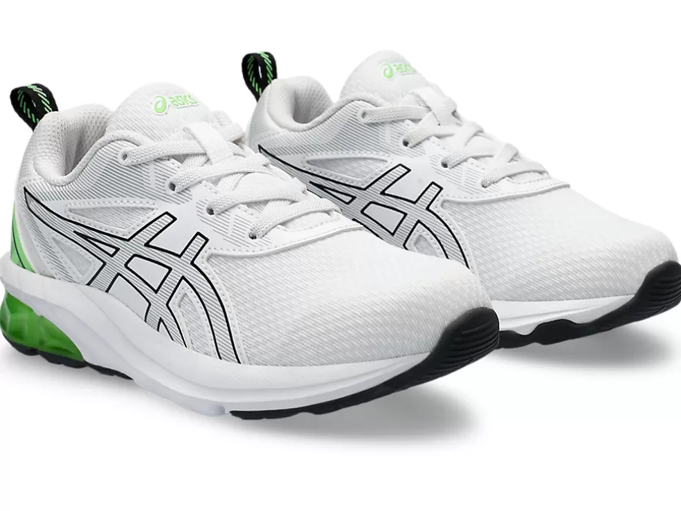 Clearance ASICS GEL-QUANTUM 90 IV PRE-SCHOOL White/Bright Lime